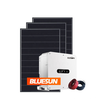 Bluesun on grid solar system 30kw solar electric system 30kw solar system installation for home